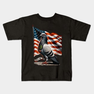 Cher Ami pigeon hero of World War One Kids T-Shirt